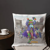 Dancing Man and the Band Throw Pillow Case