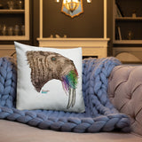 Beautiful Beast: Walrus Throw Pillow Case