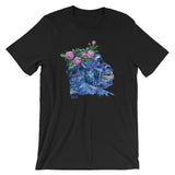 Beautiful Beast: Gorilla with Pink Roses Crown T-shirt