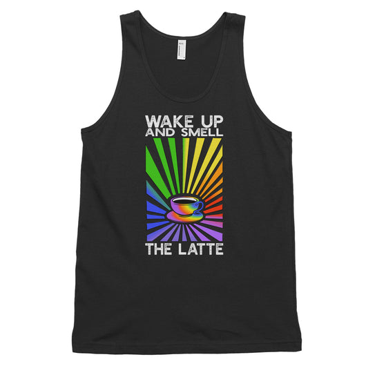 Wake Up and Smell the Latte White Tank Top