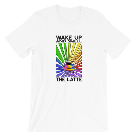 Wake Up and Smell the Latte Black T-Shirt