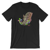 Beautiful Beast: Warthog with Morning Glories T-shirt